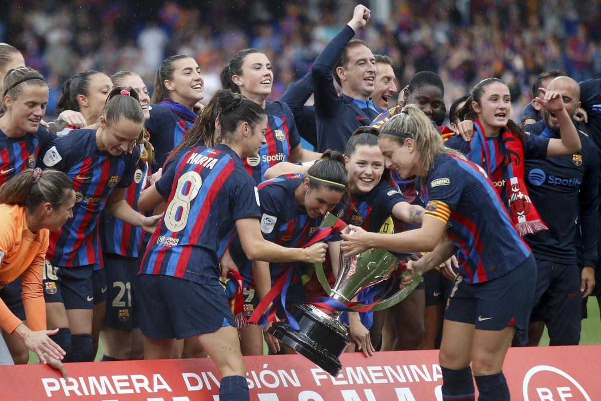 El Barça se proclama campeón de Liga F