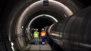 Canonada i túnel d’interconnexió d’aigua de Fontsanta Trinitat.