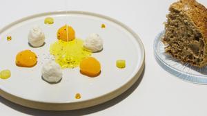 El huevo en dos cocciones de Can Fortuny, en Centelles.