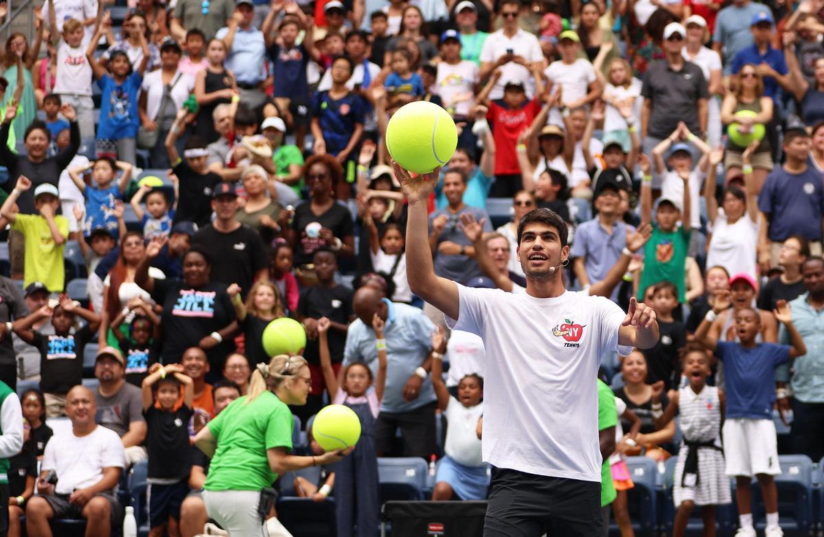 Alcaraz i Djokovic fan somiar l’Obert de Tennis dels Estats Units Alcaraz i Djokovic fan somiar l’Obert de Tennis dels Estats Units