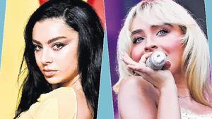 La cantant Charli XCX, a la imatge de l’esquerra, i la nova diva del pop, Sabrina Carpenter. |  EVAN AGOSTINI / AP
