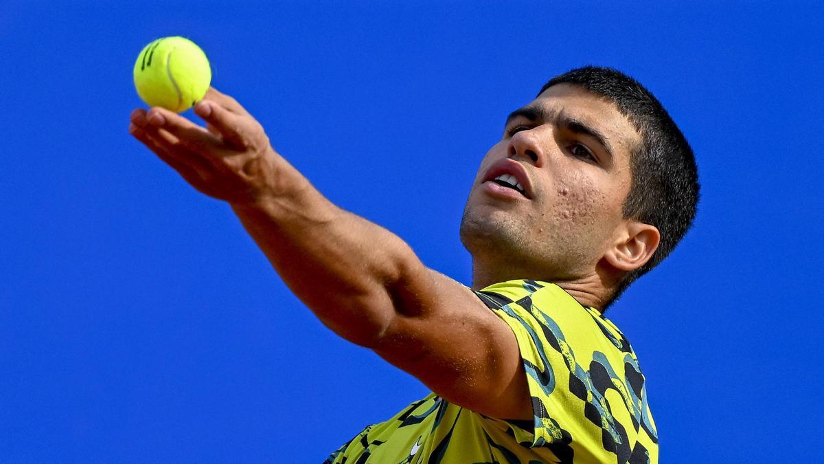 Carlitos Alcaraz en la final del Barcelona Open para repetir título
