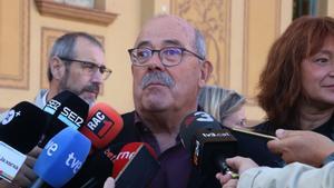 Manel Nadal, secretari de Mobilitat i Infraestructures de la Generalitat, en una atenció a la premsa.
