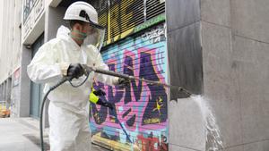 Campaña para reducir los grafitis y pintadas no autorizadas en Barcelona