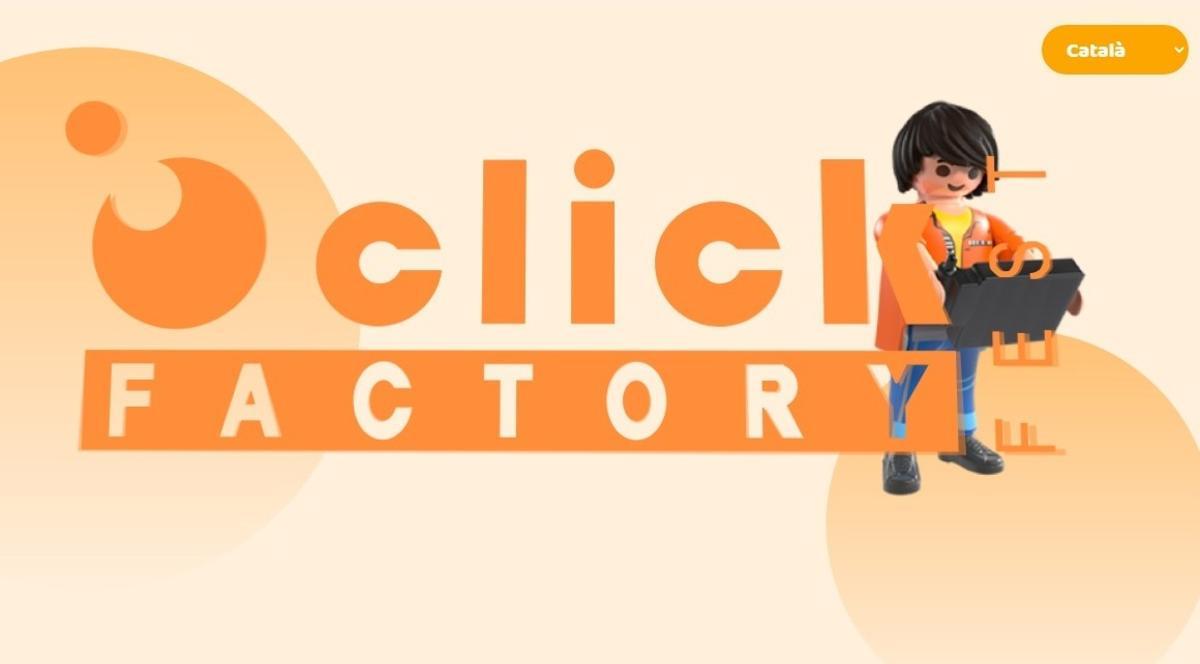 Una pàgina web per als amants dels clicks Una pàgina web per als amants dels clicks