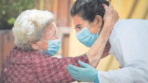 Residencia Centre Geriàtric Sant Pere de les Fonts de Terrassa, durante la pandemia de covid